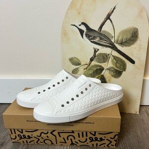 NWT Native Shoes Jefferson Clog Wanderfoam in Shell White